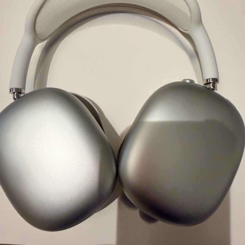 Silver Wireless Headphones
